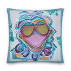 Preppy Fighting Rooster Premium Pillow