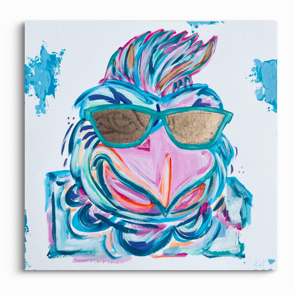 Preppy Rooster Mascot
