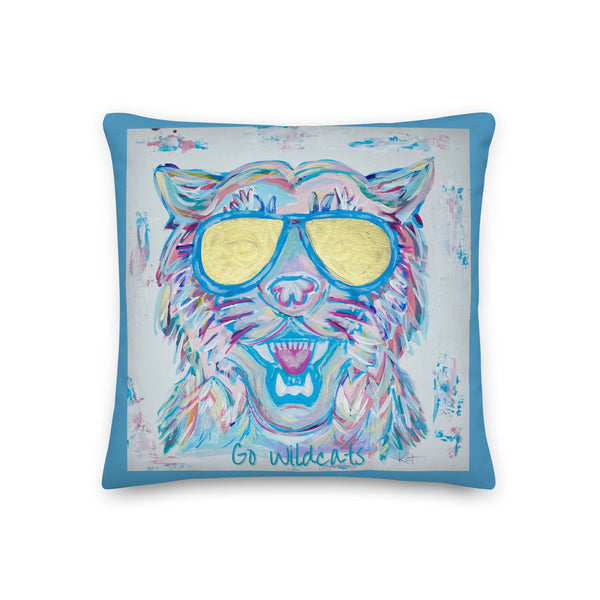Preppy Wildcat Premium Pillow
