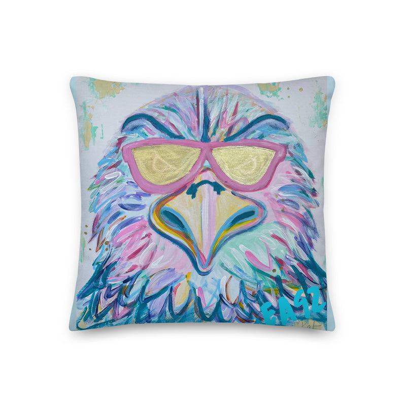 Preppy Eagle Premium Pillow