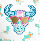 Preppy Bull Print