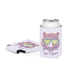 Preppy Tiger Purple Koozie