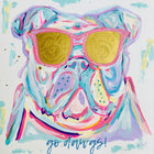 Preppy Bulldog Print