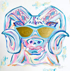 Preppy Ram Mascot - Canvas