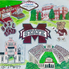 Mississippi State University Collage Canvas Print